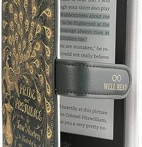 Pride and Prejudice Book Themed Universal Cover Case for Kindle Paperwhite, Kindle and Kobo eReaders (Includes Latest 2023 Kindle Paperwhite Models with 6.8 inch Screen)